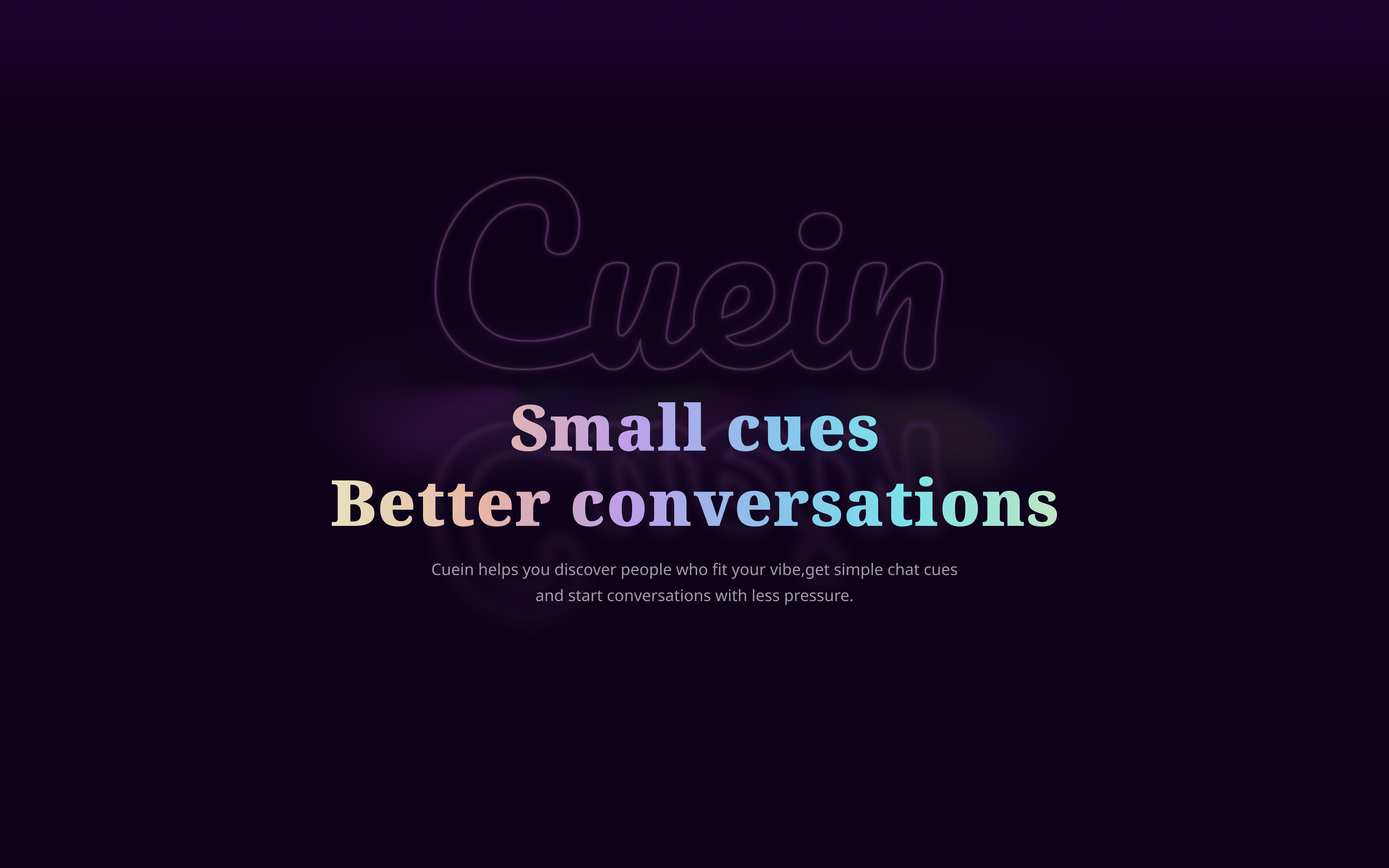 Small cues, better conversations